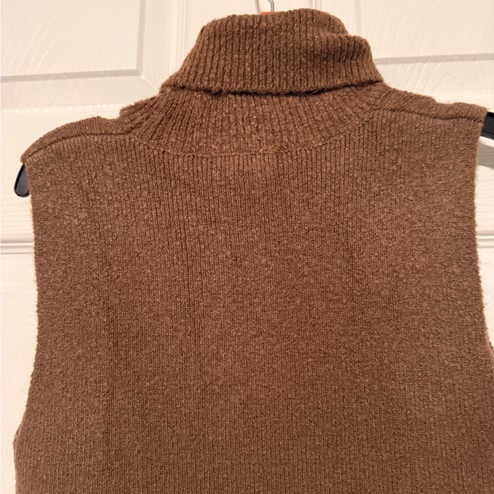 Forever 21 Brown Sleeveless Turtleneck Midi Dress - Picture 6 of 6